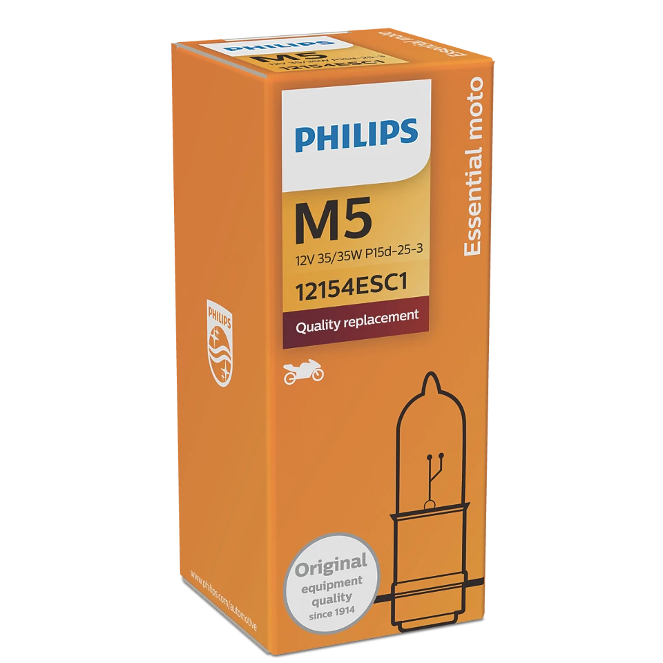 Philips M5 12v 35w P15D-25-3 Motorcyle Bulb