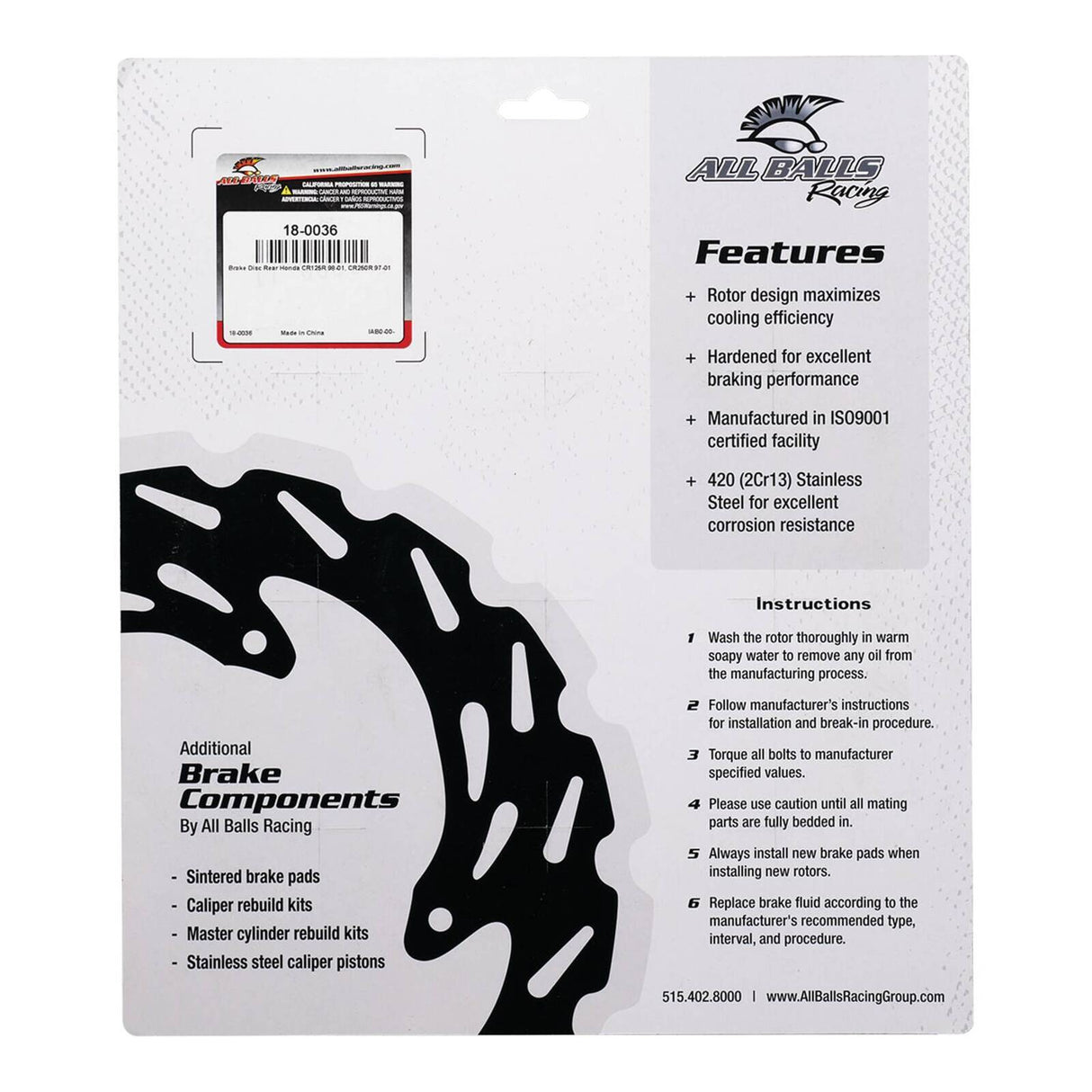 Brake Disc 18-0036