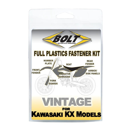Bolt Body Work Fastener Kit Kawasaki KX125/250 '98-'02