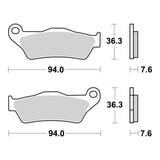 Brembo Upgrade Brake Pad Sinter Front 07BB04SX