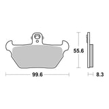 Brembo Prime Brake Pad Sinter Front 07BB22SA