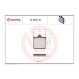Brembo Prime Brake Pad Sinter Front 07BB33SA