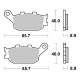 Brembo Prime Brake Pad Sinter Rear 07HO36SP