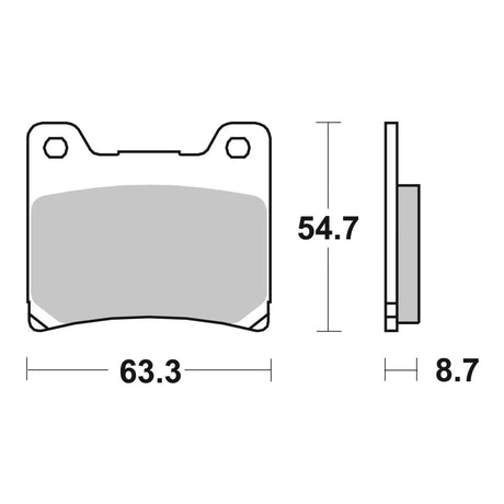 Brembo Prime Brake Pad Sinter Rear 07YA11SP