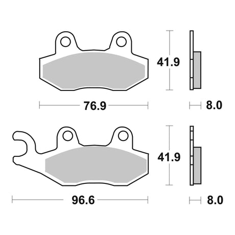 Brembo Prime Brake Pad Sinter Front 07YA21SA