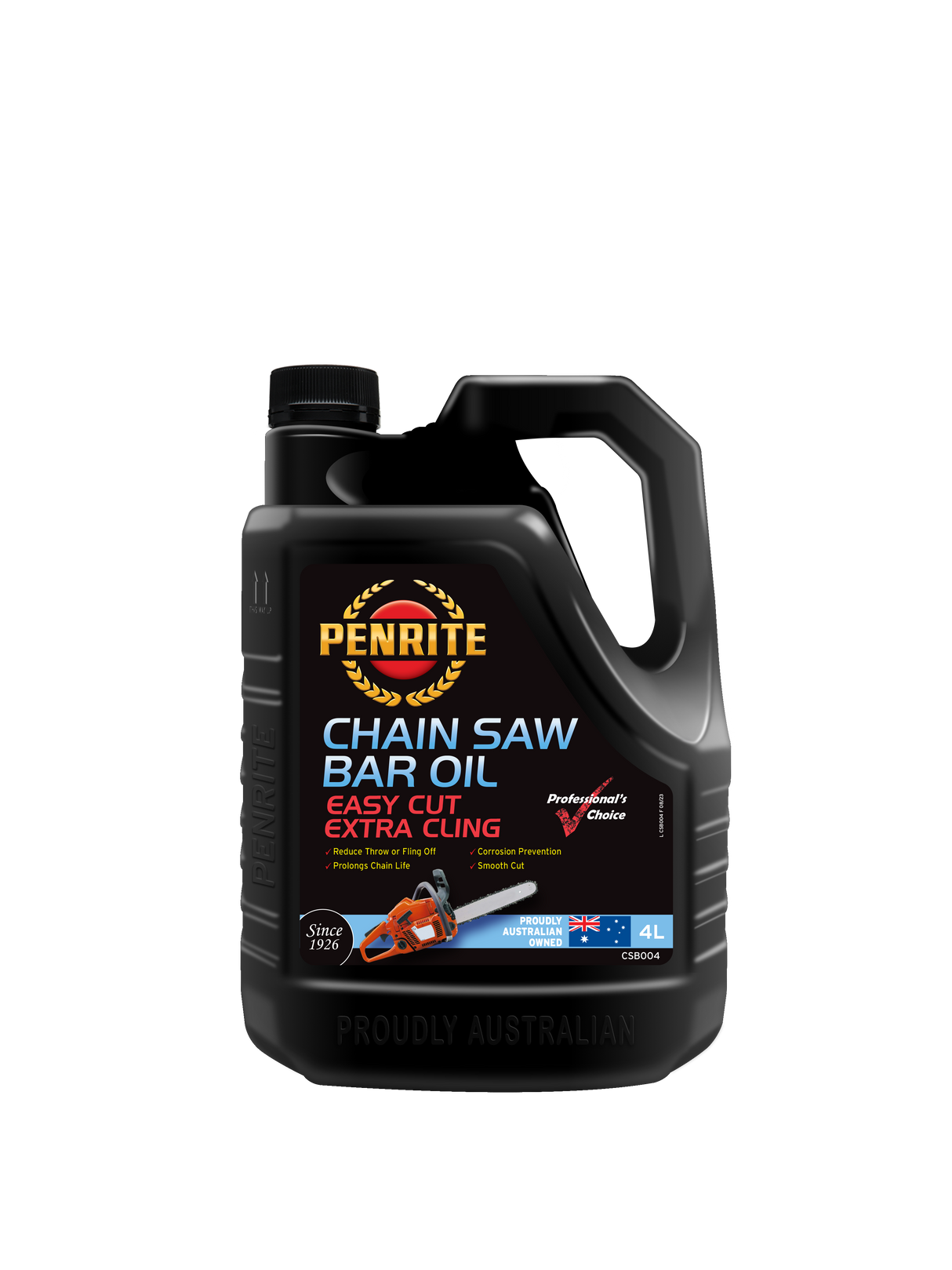 Penrite Chain Saw Bar Oil Easy Cut Extra Cling 4L | CSB004