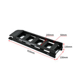 DRC Hybrid Folding Ramp 180cm - Black