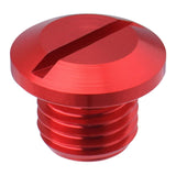 DRC Mirror Hole Plug M10 - Red