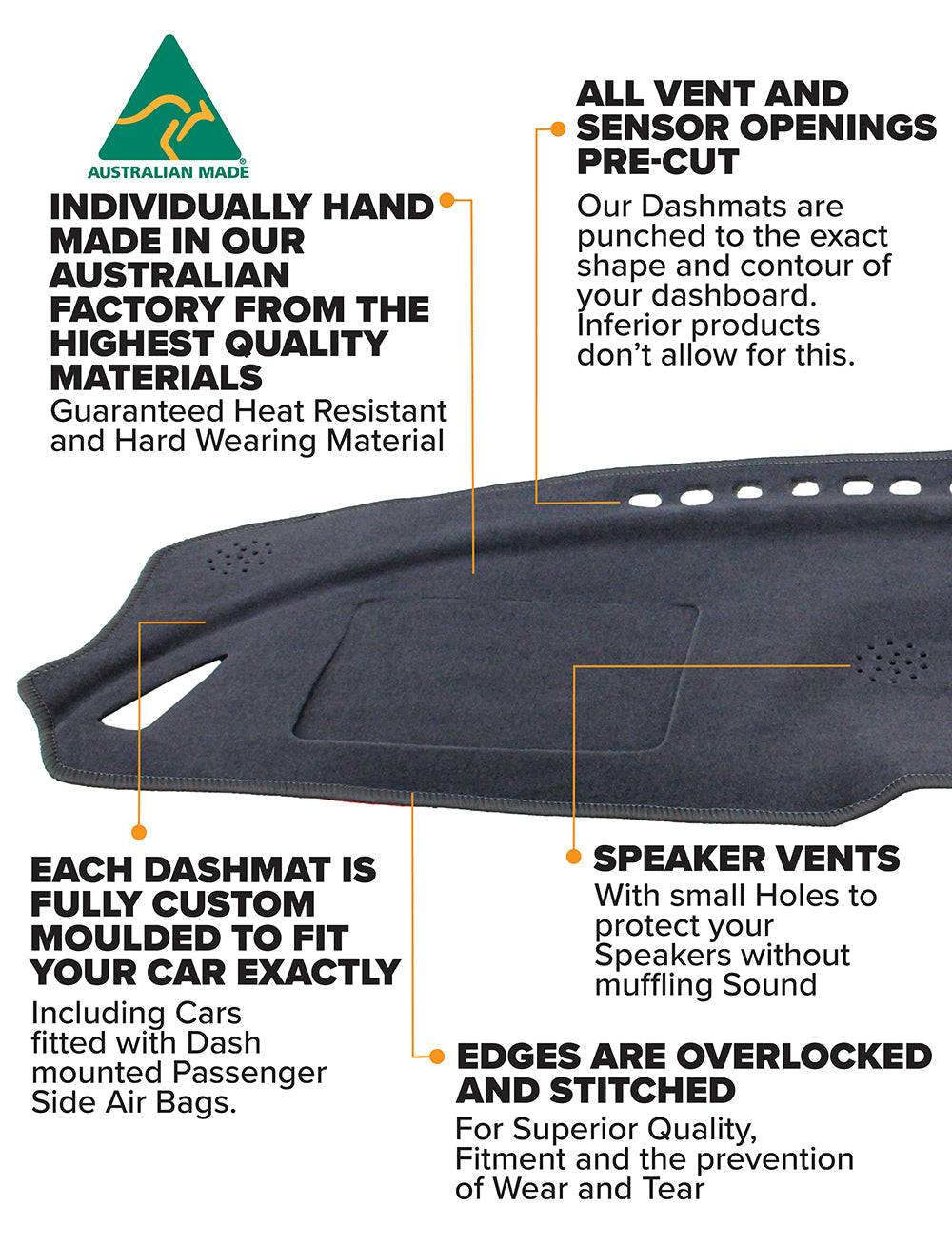 Subaru Forester No Airbag 1997 1998 1999 2000 2001 2002 Dash Mat