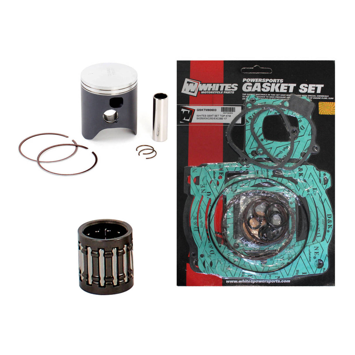 Top End Rebuild Kit (B) KTM 250 EXC '17 - Single Ring