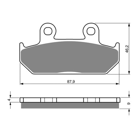 GOLDfren Brake Pads Sintered Sports GF024 - S3 (PH41)