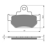 GOLDfren Brake Pads Sintered Sports GF030 - S3 (PH35)