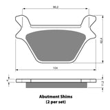 GOLDfren Brake Pads Sintered Sports GF056 - S3 (PH156)