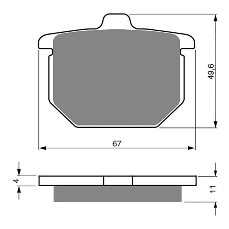 GOLDfren Brake Pads GF080 - S3