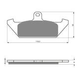 GOLDfren Brake Pads GF101 - S3