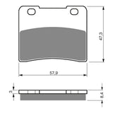 GOLDfren Brake Pads GF172 - S3