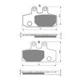 GOLDfren Brake Pads GF223 - S3