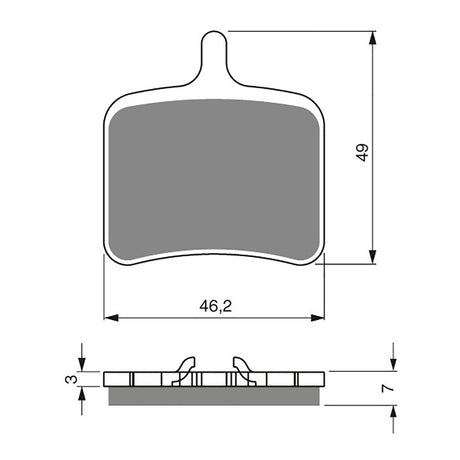 GOLDfren Brake Pads GF290 - S3