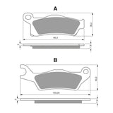 GOLDfren Brake Pads GF310 - K1