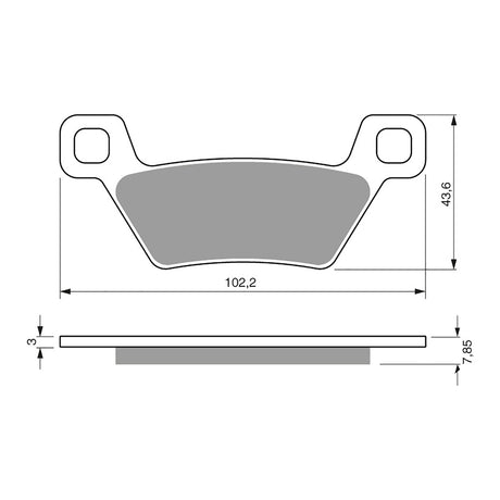 GOLDfren Brake Pads GF316 - K5