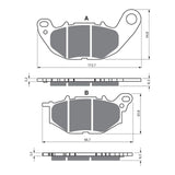GOLDfren Brake Pads GF369 - GP5 - Indent