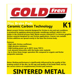 GOLDfren Brake Pads GF377 - K1