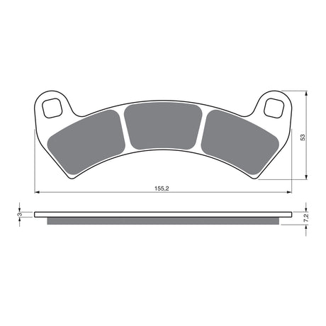 GOLDfren Brake Pads Off-Road Racing GF391 - K5