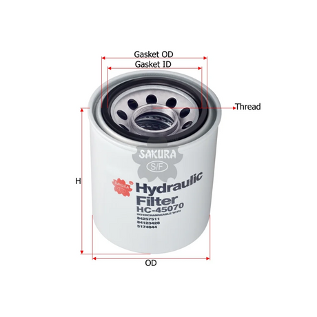 Sakura-Hydraulic-Oil-Filter-|-Hc-45070