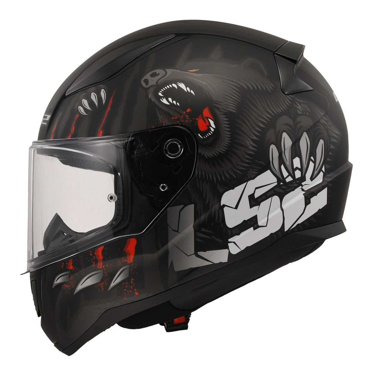 LS2 FF353 Rapid II Claw Helmets - Black 06
