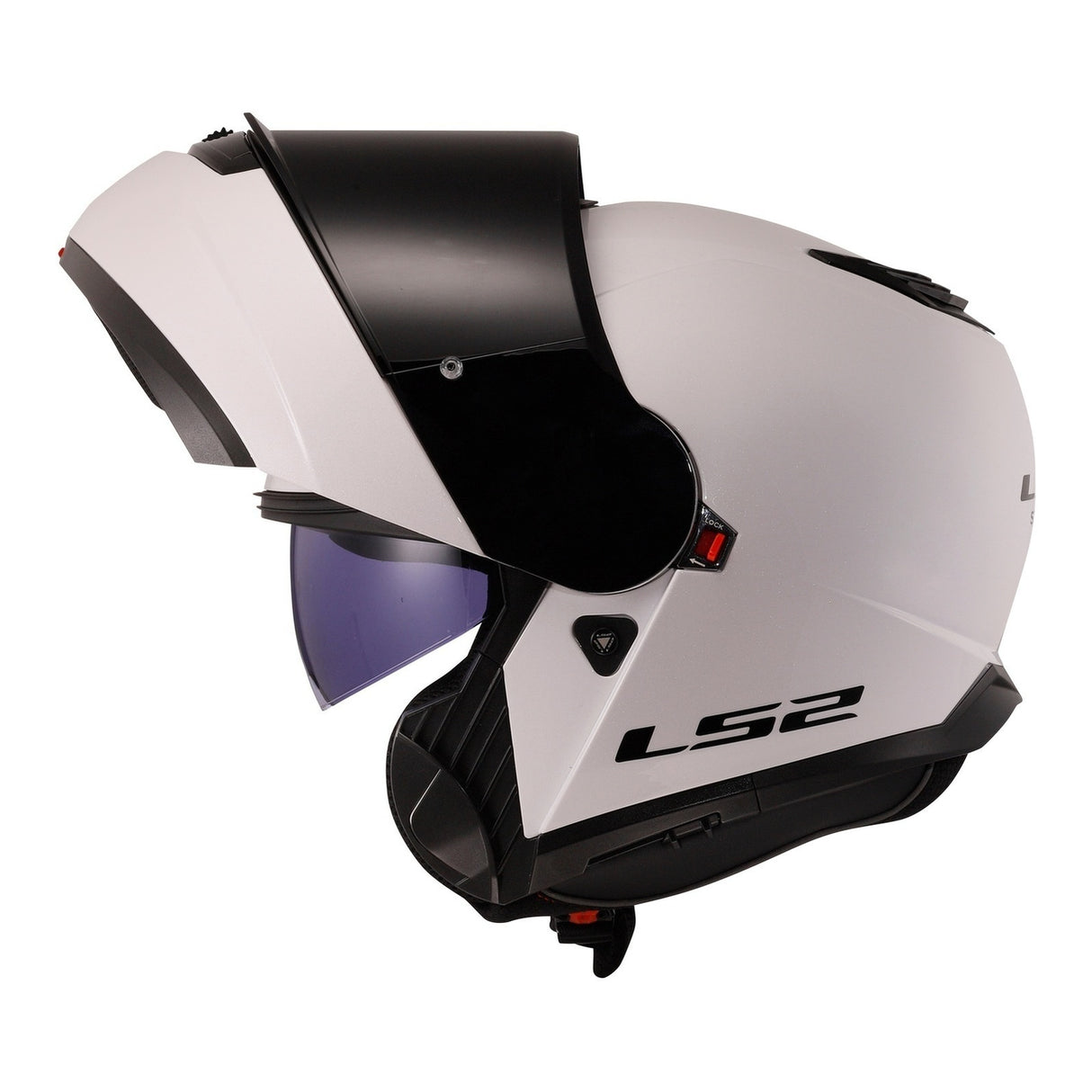 LS2 FF908 Strobe II Helmet - White 06