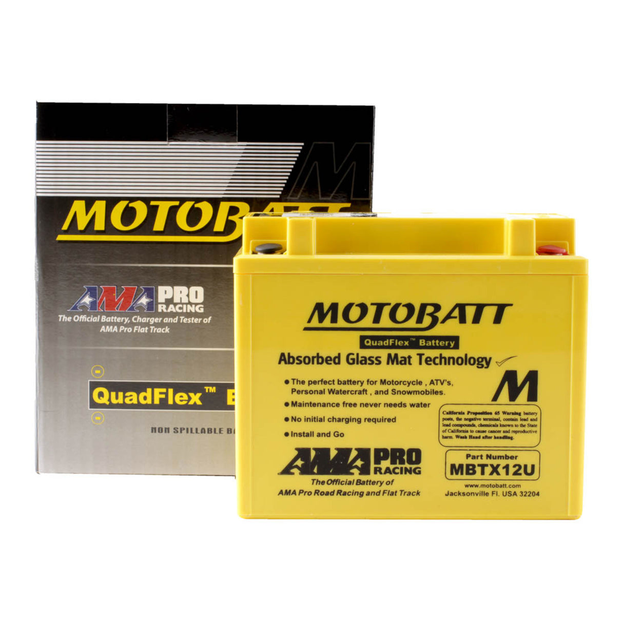 Motobatt Battery Quadflex Agm Mbtx12u Auto Parts Guys 0977