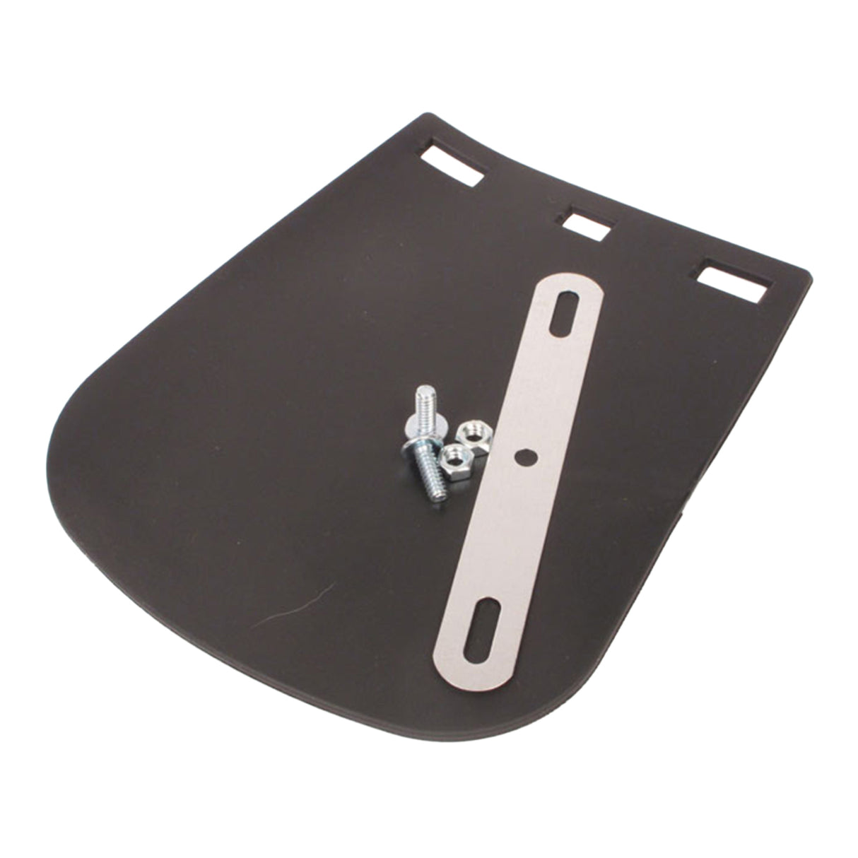 WHITES MUDFLAP BLK PVC LGE MOTORCYCLE