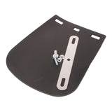 WHITES MUDFLAP BLK PVC LGE MOTORCYCLE