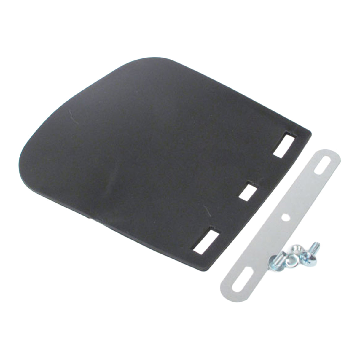 WHITES MUDFLAP BLK PVC LGE MOTORCYCLE