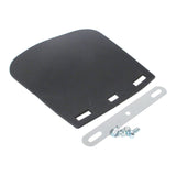 WHITES MUDFLAP BLK PVC LGE MOTORCYCLE