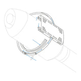 Oxford Can Guard Exhaust Heat Sheild