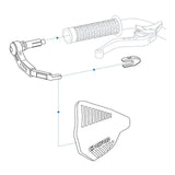 Oxford Premium Handguards with Aluminium Lever Guards (Pair)