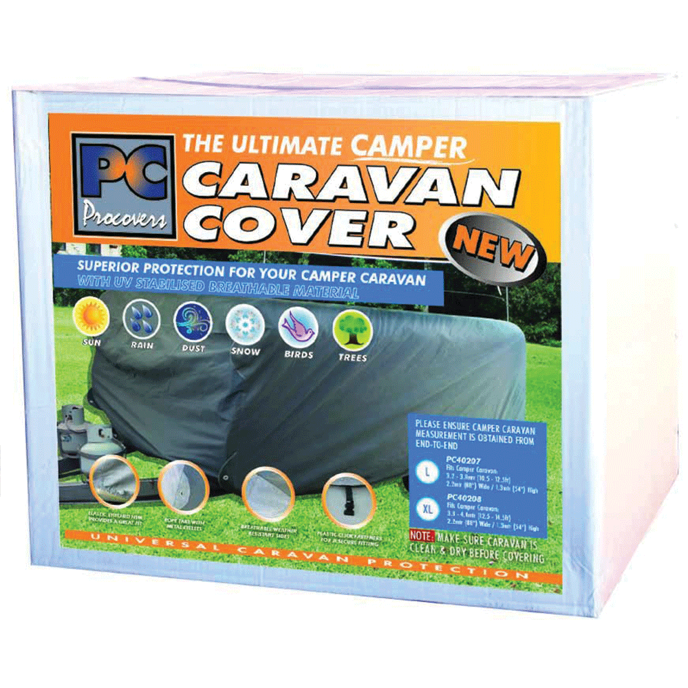 Procovers Camper Caravan Cover 3.8m to 4.4m 12.5ft to 14.5ft UV Stabilized