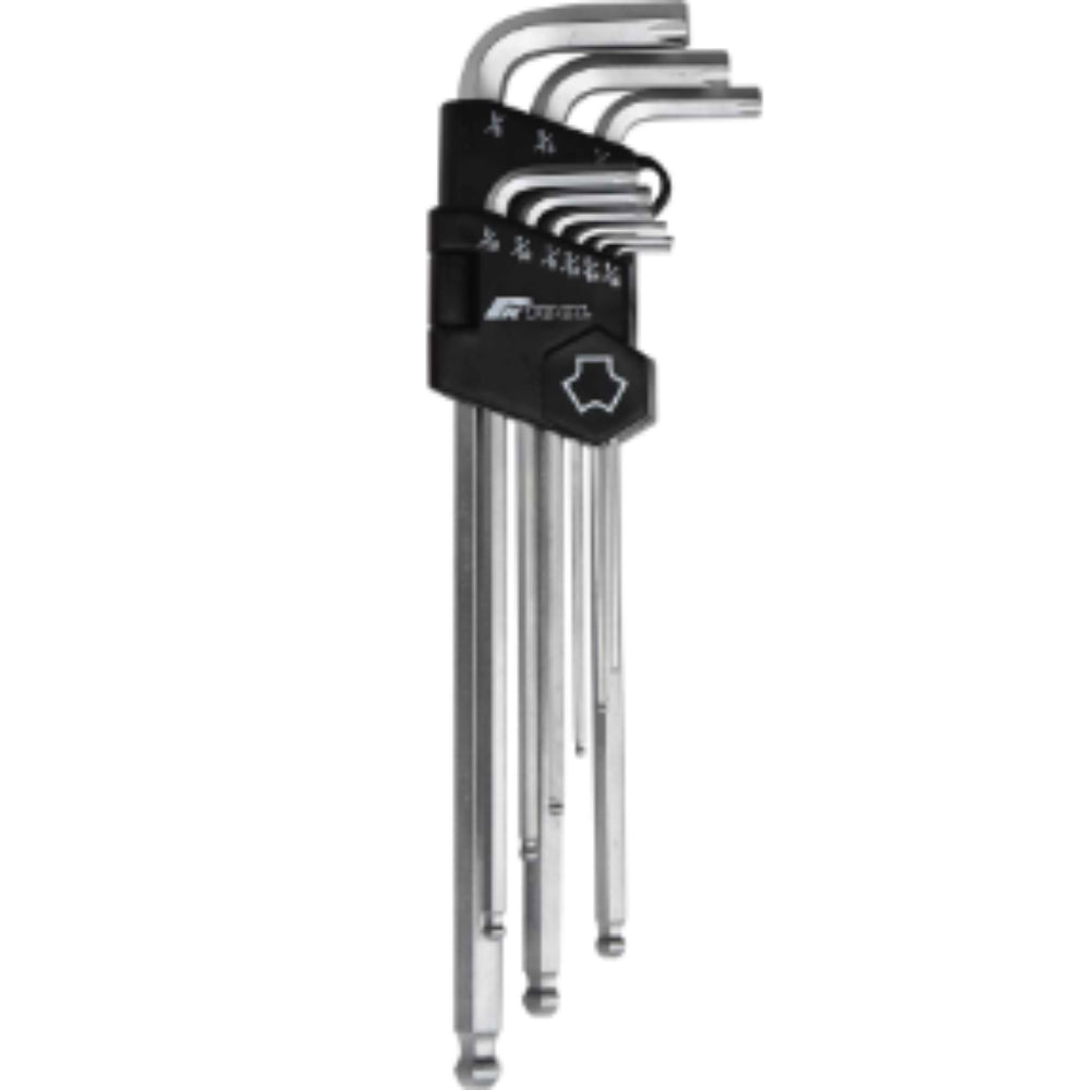 PK Tool Hex Key Set - 9pc SAE HETOK & Ball Type End