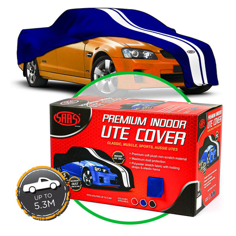 SAAS-Car-Cover-Indoor-Classic-Ute-Large-5.3M-Blue-With-White-Stri-|-SC1025