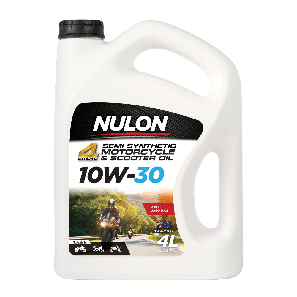 Nulon 10W-30 Motorcycle & Scooter Engine Oil 4L