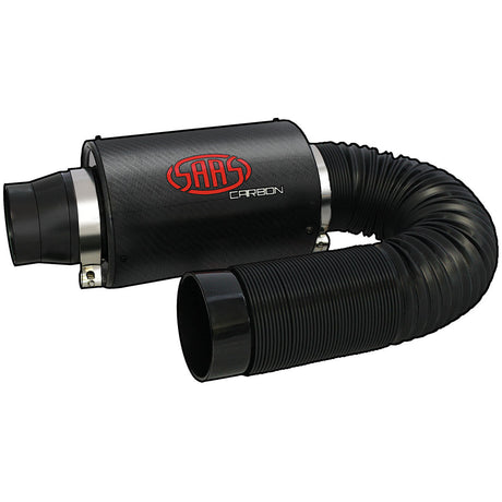 SAAS-Carbon-Matt-Cold-Air-Box-Filter-Kit-76mm-Inlet/Outlet-|-SF1004