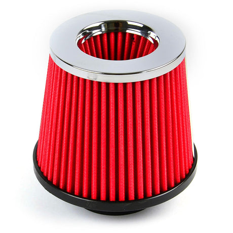 SAAS-Pod-Filter-Red-Urethane-Chrome-Top-76mm-|-SF1220