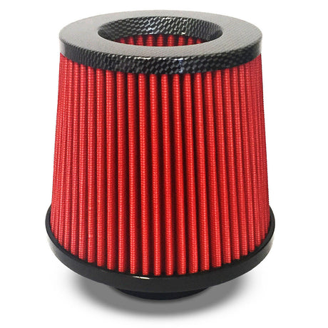 SAAS-Pod-Filter-Red-Urethane-Carbon-Top-76mm-|-SF1223