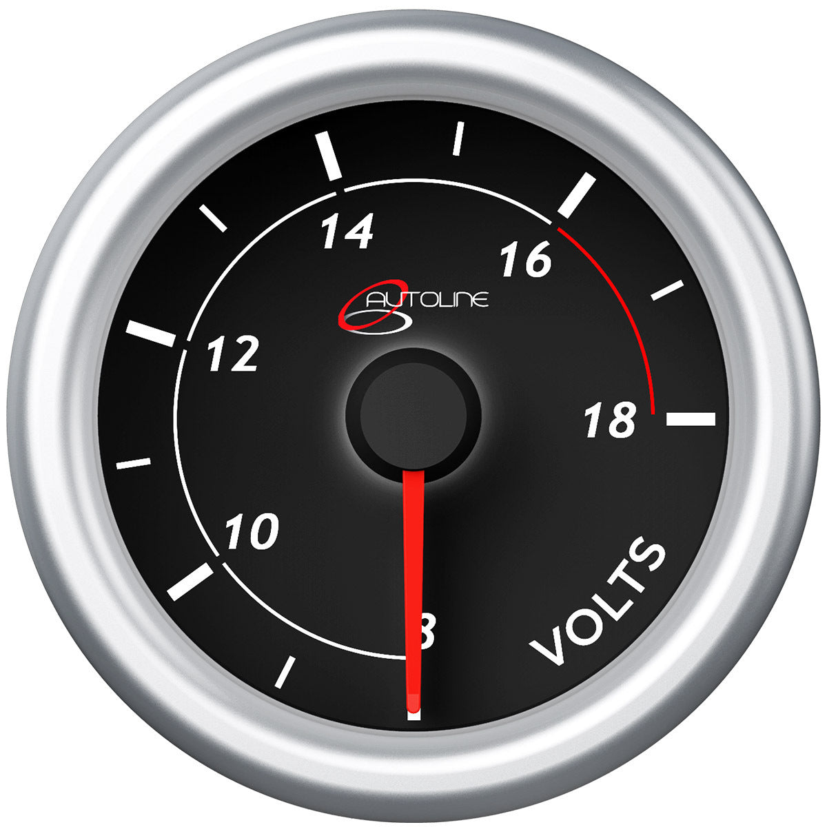 SAAS-Volt-Gauge-8V-18V-52mm-Black-Autoline-|-SG71250