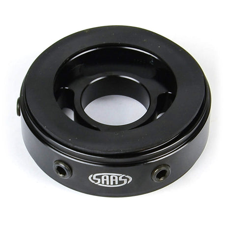 SAAS-Oil-Filter-Sandwich-Plate-Billet-Black-4X4-|-SGAP3
