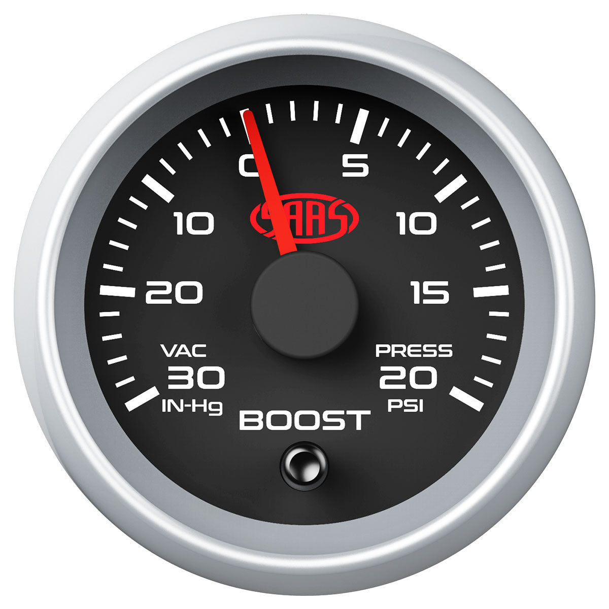 SAAS-Boost-Gauge-30Inhg-20Psi-Series2-52mm-Black-|-SGTB52BS2