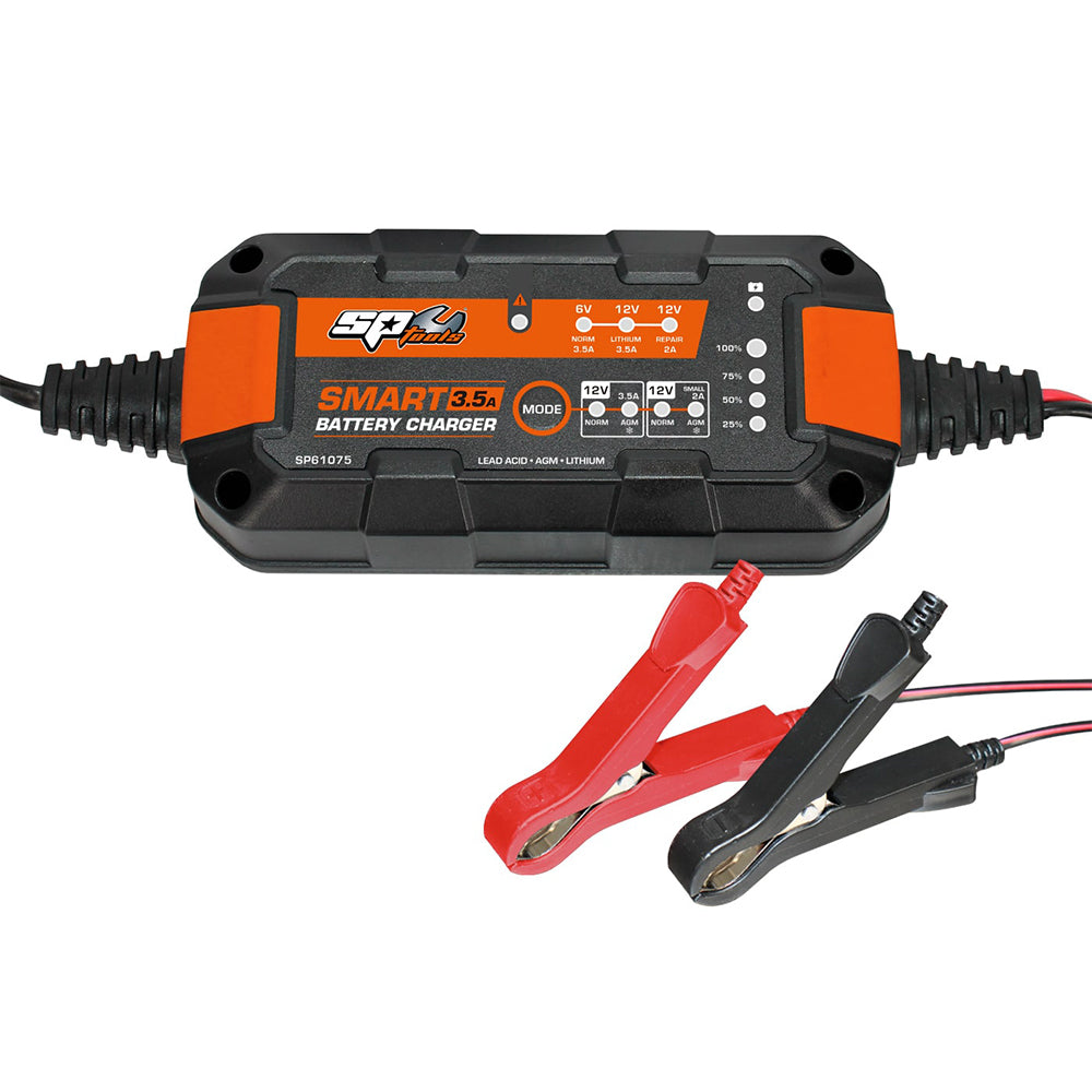 SP Tools Smart Battery Charger  6v & 12v 3.5A