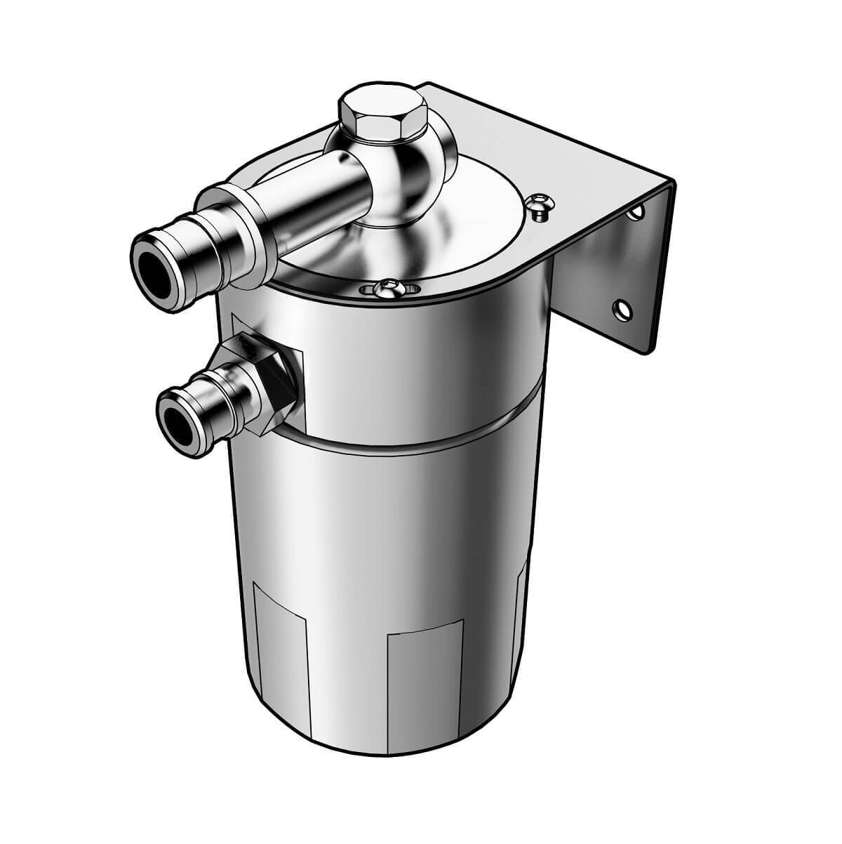 SAAS-Oil-Catch-Tank-4X4-Baffled-Polished-Billet-500ml-|-ST1015