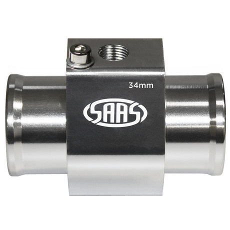 SAAS-Water-Temp-Adapter-Rad-Hose-34mm-Alum-|-SWTA34